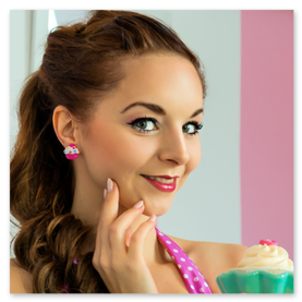 Model Martina beim Rockabilly-Schohting in Hohen Neuendorf